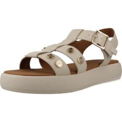 Sandały GEOX D CAMALEI Beżowy. Brązowe obuwie sportowe damskie Geox, trekkingowe. Za 369.99 zł.