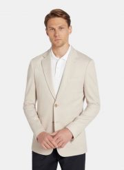 PAKO LORENTE - Beżowa marynarka z dzianiny. Brązowe marynarki męskie Pako Lorente, bez wzorów, z dzianiny, casualowe. Za 799.99 zł.