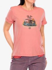 Koszulka bawełniana damska E9 Wild. Czerwone t-shirty damskie E9, xs, bez wzorów, z bawełny, bez kołnierzyka. Za 175.99 zł.