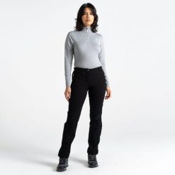 Damskie spodnie trekkingowe Melodic. Brązowe spodnie sportowe damskie Dare 2b, bez wzorów, z nylonu, trekkingowe. W wyprzedaży za 249.99 zł.