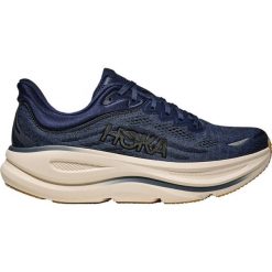 Hoka Bondi 9 męskie buty do biegania - rozmiar 46. Niebieskie eleganckie półbuty HOKA, z materiału, eleganckie, bez zapięcia. Za 786.60 zł.