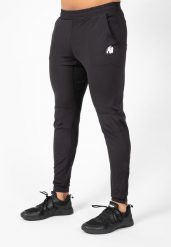 Hamilton Hybrid Spodnie - Czarny. Czarne spodnie sportowe męskie GORILLA WEAR, l, bez wzorów, z elastanu, na fitness i siłownię. Za 253.65 zł.