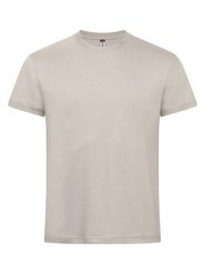 Clique New Classic-T T-shirt męski z bawełny, współczesny krój – Stone. Brązowe t-shirty męskie CLIQUE, m, bez wzorów, z bawełny, klasyczne, bez kołnierzyka. Za 87.50 zł.