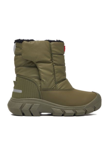 Hunter Śniegowce CEO-CP86-26157(CH) Khaki. Brązowe buty zimowe chłopięce Hunter, bez wzorów, z materiału, bez zapięcia. Za 229.99 zł.