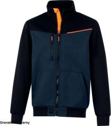Delta Plus - BLUZA Z POLIESTRU I BAWEŁNY MOLTON granatowo-czarny 2XL. Czarne bluzy męskie DELTA PLUS, m, bez wzorów, z bawełny, bez kaptura. Za 158.01 zł.