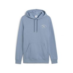 Męska bluza z kapturem PUMA Class z grafiką PUMA Cool Blue. Niebieskie bluzy męskie Puma, m, bez wzorów, z kapturem, do biegania. Za 269.00 zł.