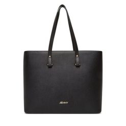 Torebka JENNY. Czarne torebki do ręki damskie Jenny, bez wzorów, klasyczne, bez dodatków. Za 129.99 zł.