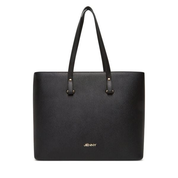 Torebka JENNY. Czarne torebki do ręki damskie Jenny, bez wzorów, klasyczne, bez dodatków. Za 129.99 zł.