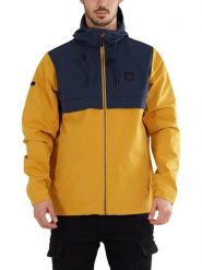 Kurtka przejściowa męska Fundango Clayton Casual. Żółte kurtki męskie Fundango, l, z aplikacjami, z materiału, casualowe, bez kaptura. Za 399.00 zł.