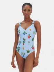 Seafolly Strój kąpielowy Playa Bonita 11098DD287 Błękitny. Niebieskie kostiumy jednoczęściowe damskie Seafolly, bez wzorów, z syntetyku. Za 769.99 zł.