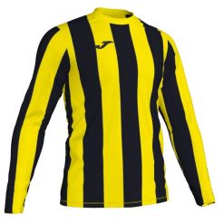 Koszulka do piłki nożnej męska Joma Inter z długim rękawem. Czarne koszulki sportowe męskie Joma, m, bez wzorów, bez kołnierzyka, bez ramiączek, do piłki nożnej. Za 140.00 zł.