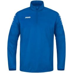 Bluza dresowa zapinana na zamek błyskawiczny Jako Team. Niebieskie bluzy sportowe męskie Jako, s, bez wzorów, z dresówki, bez kaptura. Za 201.50 zł.