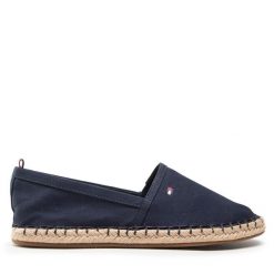Espadryle Tommy Hilfiger. Niebieskie espadryle damskie Tommy Hilfiger, bez wzorów, bez obcasa, bez zapięcia. Za 239.99 zł.