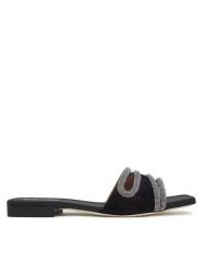 Pollini Klapki SA28071C1MTA0000 Czarny. Czarne klapki damskie Pollini, bez wzorów, ze skóry, bez obcasa. Za 1,349.00 zł.