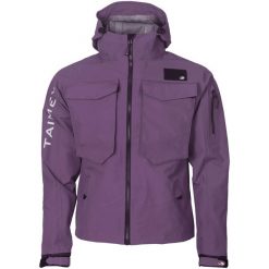 Kurtka wędkarska do brodzenia Taimen Ponoy Wading Jacket - Plum. Zielone kurtki męskie TAIMEN, xs, bez wzorów, z materiału, biznesowe, bez kaptura. Za 499.99 zł.