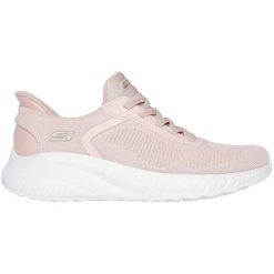 Buty sportowe damskie Skechers Bobs Squad Chaos C. Czerwone obuwie sportowe damskie Skechers, bez wzorów, trekkingowe. Za 279.99 zł.