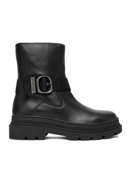G-Star Raw Botki CEO-WI45-VR-3400-02 Czarny. Czarne botki damskie G-Star Raw, ze skóry, retro, bez obcasa, na płaskiej podeszwie, bez zapięcia. Za 439.99 zł.