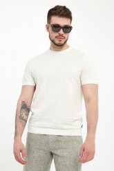 Sweter męski z krótkim rękawem Theor JOOP!. Swetry przez głowę męskie JOOP!, m, bez wzorów, bez kołnierzyka. Za 549.00 zł.