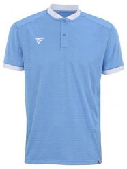 Koszulka tenisowa męska z krótkim rękawem Tecnifibre Team Mesh Polo. Niebieskie koszulki polo męskie TECNIFIBRE, m, w ażurowe wzory, z materiału, eleganckie, bez ramiączek. Za 159.99 zł.