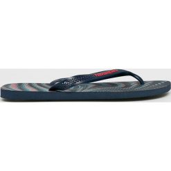 Havaianas - Japonki. Niebieskie klapki męskie Havaianas, z materiału, bez zapięcia. W wyprzedaży za 59.90 zł.