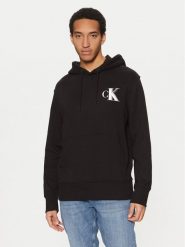 Calvin Klein Jeans Bluza J30J327476 Czarny Regular Fit. Czarne bluzy męskie Calvin Klein Jeans, m, bez wzorów, z bawełny, bez kaptura. Za 259.99 zł.