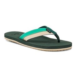 Japonki plażowe męskie Oakley Burke Flip Flop. Zielone buty sportowe męskie Oakley, sportowe. Za 59.99 zł.