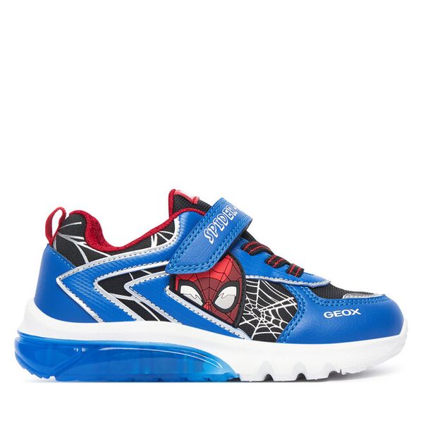 Sneakersy Geox. Niebieskie trampki i tenisówki chłopięce Geox, bez wzorów, bez zapięcia. Za 319.99 zł.