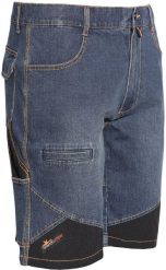 IS-8839B - Bermudy Jeans Extreme, jeansowe spodnie o sportowym kroju, posiadają cztery kieszenie, materiał 98% bawłna L. Krótkie spodenki sportowe męskie INDUSTRIAL STARTER, l, bez wzorów, z jeansu. Za 294.22 zł.