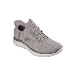 Buty sportowe Sneakersy męskie, Skechers Summits - High Range Slip-Ins. Brązowe buty sportowe męskie Skechers, bez zapięcia, trekkingowe. Za 329.99 zł.