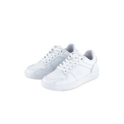 Buty sportowe CHAMPION REBOUND LOW S32415-WW009. Białe obuwie sportowe damskie Champion, bez wzorów, trekkingowe. Za 159.00 zł.