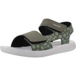 Sandały GEOX J SANDAL LIGHTFLOPPY Zielony. Zielone sandały męskie Geox, z syntetyku, bez zapięcia. Za 110.99 zł.