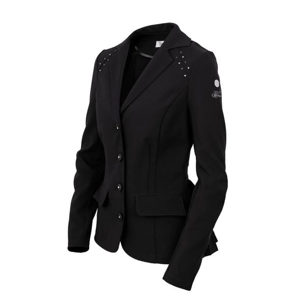 Damska kurtka jeździecka typu softshell Cavalliera Purity Glow. Czarne kurtki damskie CAVALLIERA, l, bez wzorów, z softshellu, bez kaptura. Za 801.50 zł.
