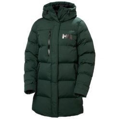 Parka damska z kapturem Helly Hansen Adore. Czarne parki damskie Helly Hansen, bez wzorów, z puchu, eleganckie, z kapturem. W wyprzedaży za 1,242.15 zł.