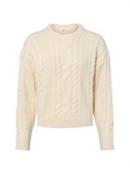 Levi's sweter z dzianiny z zawartością wełny Kobiety biały|beżowy, M. Białe swetry damskie Levi's, m, bez wzorów, z dzianiny, klasyczne, bez kołnierzyka, bez ramiączek, bez kaptura. Za 449.95 zł.