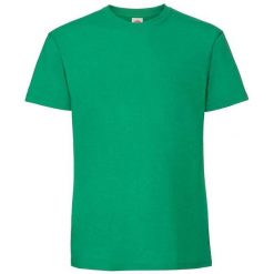 Męska Koszulka Iconic 195 Z Bawełny Premium Ringspun. Brązowe koszulki sportowe męskie Fruit of the Loom, m, bez wzorów, z bawełny, bez kołnierzyka, bez ramiączek, trekkingowe. Za 32.99 zł.