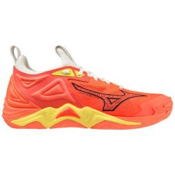 Buty halowe Mizuno Wave Momentum 3. Białe buty sportowe męskie Mizuno, bez zapięcia, do biegania, mizuno wave. W wyprzedaży za 522.50 zł.