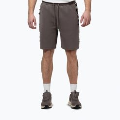 Spodenki męskie Pitbull Track Powers. Szare krótkie spodenki sportowe męskie PITBULL, m, bez wzorów, z elastanu. Za 189.99 zł.