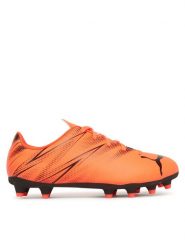 Puma Buty do piłki nożnej Attacanto Fg/Ag Jr 107480 14 Pomarańczowy. Brązowe buty sportowe chłopięce Puma, bez wzorów, ze skóry, bez zapięcia, do piłki nożnej. Za 129.99 zł.