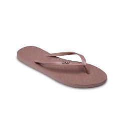 Japonki plażowe damskie Roxy VIVA IV. Brązowe klapki damskie Roxy, bez wzorów, sportowe, bez obcasa. Za 74.99 zł.