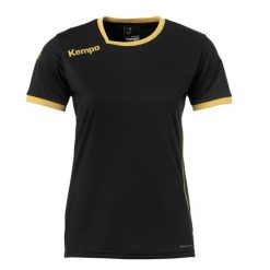 Damska koszulka Kempa Curve. Czarne koszulki sportowe damskie Kempa, xl, bez wzorów, z materiału, bez kołnierzyka, bez ramiączek, do piłki ręcznej. Za 90.50 zł.