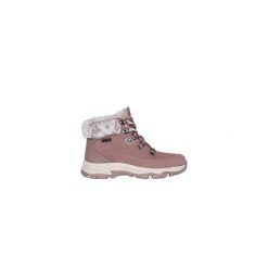 Buty damskie SKECHERS Trego Snow Worries. Brązowe śniegowce i trapery damskie Skechers. Za 339.99 zł.