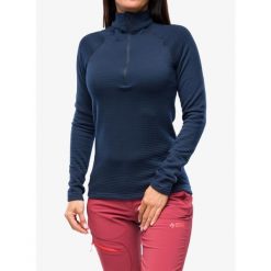 Bluza termiczna damska Houdini Desoli Thermal Half Zip. Niebieskie bluzy sportowe damskie Houdini, xs, bez wzorów, bez kaptura, narciarskie. W wyprzedaży za 1,007.75 zł.