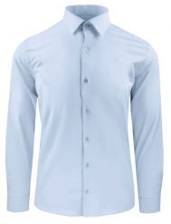 Wizytowa Koszula Bawełniana, Męska (Regular) - Victorio - Błękitna. Niebieskie koszule męskie Victorio, m, bez wzorów, z bawełny, eleganckie, bez kołnierzyka, bez ramiączek. Za 195.00 zł.