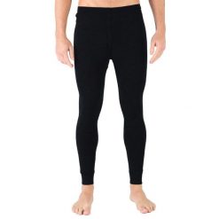 Legginsy termoaktywne męskie Woolona Atlas 100% Merino. Czarne legginsy sportowe męskie WOOLONA, l, bez wzorów, z wełny, trekkingowe. W wyprzedaży za 297.00 zł.
