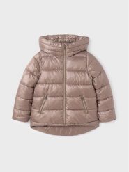 Mayoral Kurtka zimowa 7.412 Brązowy Regular Fit. Brązowe buty zimowe dziewczęce Mayoral, bez wzorów, z syntetyku, bez zapięcia. Za 319.99 zł.