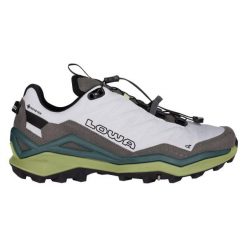 Półbuty LOWA MADDOX PRO GTX LO SL. Szare półbuty na co dzień męskie Lowa, z gore-texu, sportowe, bez zapięcia. Za 821.10 zł.