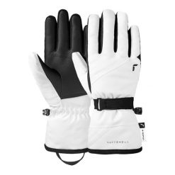 Rękawice damskie Reusch Alena R-TEX® XT. Białe rękawiczki damskie Reusch, bez wzorów, sportowe. Za 207.50 zł.