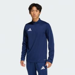 Koszulka treningowa Entrada26. Białe koszulki sportowe męskie Adidas, s, bez wzorów, z dzianiny, bez kołnierzyka, bez ramiączek. Za 179.00 zł.