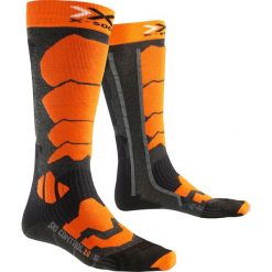 Skarpety X-SOCKS SKI CONTROL 2.0 Pomarańczowy|Czarny. Czarne skarpety męskie marki X-Socks, bez wzorów, z wełny. W wyprzedaży za 64.00 zł.
