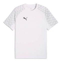Koszulka Puma Liga26. Białe koszulki sportowe męskie Puma, l, bez wzorów, z materiału, bez kołnierzyka, bez ramiączek, na fitness i siłownię. Za 175.00 zł.